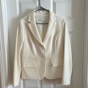 New York and Company Ivory Women's Blazer